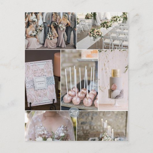 Couleurs Mariage gris clair classique Feuille papi (Dos)