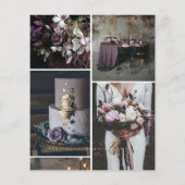 Couleurs Mariages foncées Classy Lilac Carte Palet (Dos)
