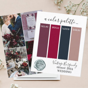 Couleurs Mariages Vintages et chicFeuille papier