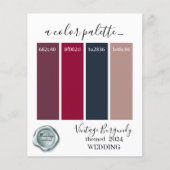 Couleurs Mariages Vintages et chicFeuille papier (Devant)