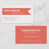 Couleurs modernes Emberglow et carte de la (Devant / Derrière)