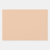 Couleurs modernes Peach Sky Wrapper Feuilles de pa (Devant 3)