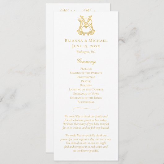 Couleurs modifiables Programme Monogramme MB Monog (Devant / Derrière)