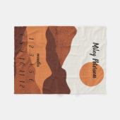 Couleurs neutres Jalon mensuel Couverture bébé (Devant (Horizontal))