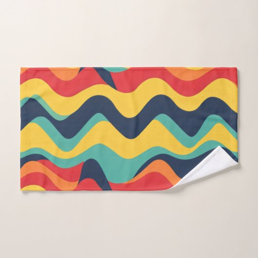 Couleurs ondulées (Serviette à main)
