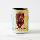 Couleurs Pardonnez ma tasse française 2 de trio (Centre)