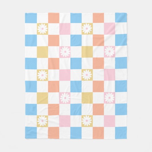 Couleurs pastel à damiers couverture pour les cham (Devant)