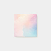 Couleurs pastel aquarelles post-it notes (Devant)