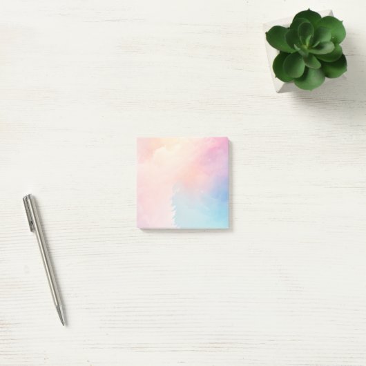 Couleurs pastel aquarelles post-it notes (Bureau)