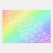 Couleurs pastel avec rondelles Papier d'enveloppem (Devant)