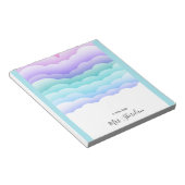 Couleurs pastel, Bloc-notes de professeur Ciel mig (Incliné)
