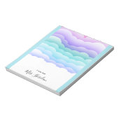 Couleurs pastel, Bloc-notes de professeur Ciel mig (Tourné)
