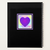 Couleurs pastel & coeurs violets battre (Dos)