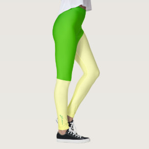 Couleurs pastel focalisées Joyeuses Leggings verts
