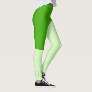 Couleurs pastel focalisées Joyeuses Leggings verts