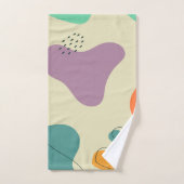 Couleurs pastel formes abstraites arrière - plan m (Serviette à main)