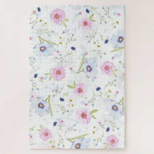 Couleurs pastel mignonnes Puzzles floraux