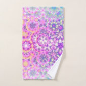Couleurs pastel Motif abstrait géométrique (Serviette à main)