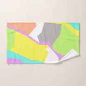 Couleurs pastel Pale Art Abstrait (Serviette à main)