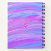 Couleurs peintes Carnet Spiral personnalisé (Dos)