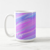 Couleurs peintes Mug personnalisé (Gauche)