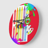 Couleurs Peinture ver Horloge (Angle)