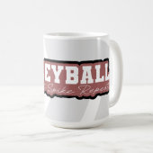 Couleurs personnalisables de Mug Café Volleyball (Devant droit)