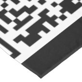 Couleurs personnalisées de la nappe de code QR (Angle)