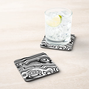 Couleurs personnalisées Dessous de verre avec vagu