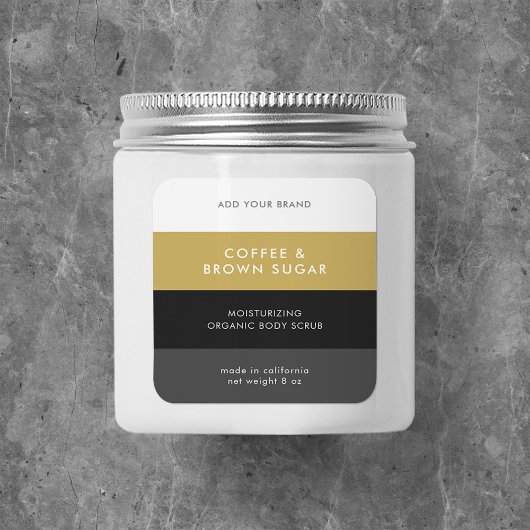 Couleurs personnalisées Étiquette de produit Bloc 