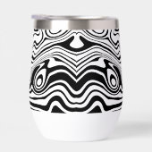 Couleurs personnalisées Motif Abstrait Black White (Droite)