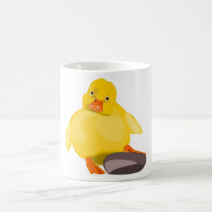 Couleurs personnalisées Mug avec petit canard jaun