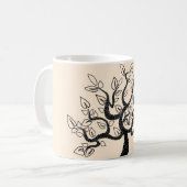 Couleurs personnalisées Mug moderne avec arbre de (Devant gauche)
