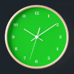 Couleurs personnalisées Numéros Police Mur Horloge<br><div class="desc">Belles couleurs personnalisables Horloge - Choisissez / ajoutez vos couleurs arrière - plans et numériques préférées ! Choisissez Vos Polices Numériques Uniques ! Ajoutez votre texte / nom / date / logo / image ...  ou sinon :) Profitez - Soyez heureux :)</div>