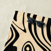 Couleurs Personnalisées Serviette de plage Art Abs (En situation)