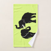 Couleurs personnalisées Serviettes de bain avec El (Serviette à main)