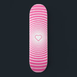 Couleurs personnalisées Skateboard - Heart Love -<br><div class="desc">Pink Love - Choisissez vos couleurs préférées</div>