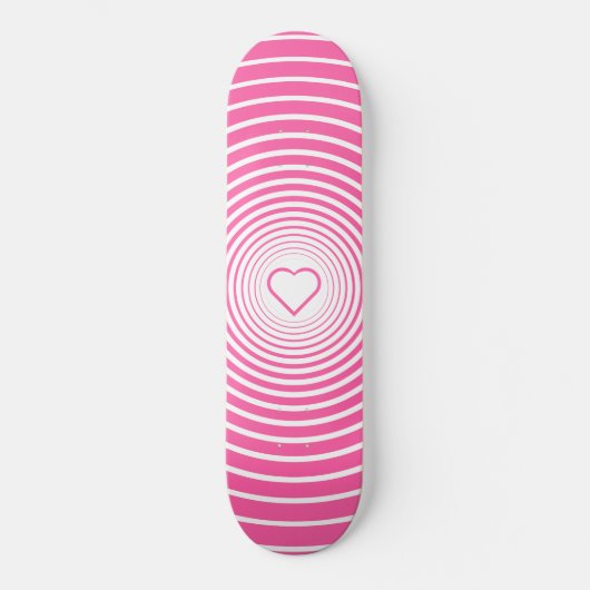 Couleurs personnalisées Skateboard - Heart Love -  (Recto)