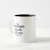 Couleurs Poignée de soin Tasse 2 tons Introverti (Devant gauche)