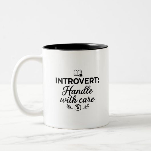 Couleurs Poignée de soin Tasse 2 tons Introverti (Gauche)