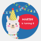 COULEURS PRIMAIRES CARRÉ STICKER LAMA CUMÉ (Devant)