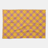 Couleurs printanières Plaid Serviette Motif (Horizontal)
