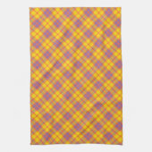 Couleurs printanières Plaid Serviette Motif (Vertical)