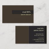 Couleurs rétro design et tendance carte de visite (Devant / Derrière)