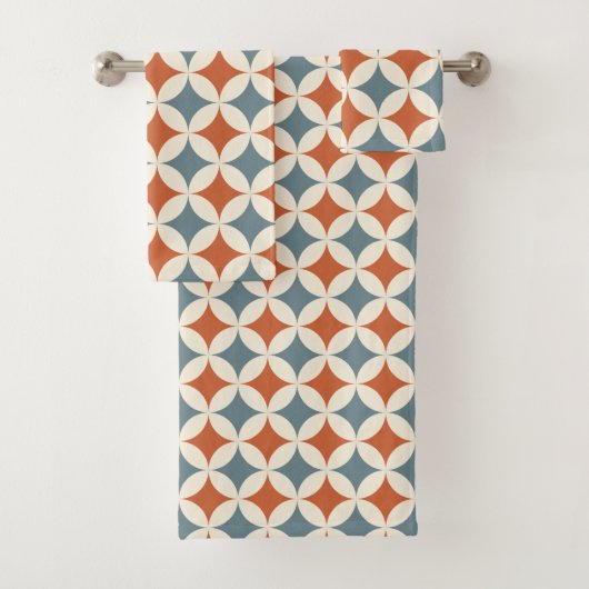 Couleurs rétro Mi-Siècle Cercles modernes (En situation)