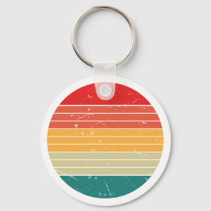 couleurs rétro porte-clés mignon