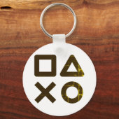 couleurs rétro porte-clés mignon (Verso)