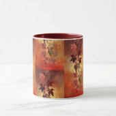 Couleurs riches de Bourgogne/automne et tasse de (Centre)