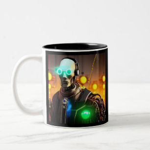 Couleurs Robot 2 black tasse à deux tons