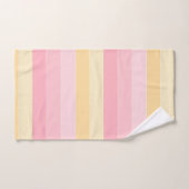 Couleurs rose violet jaune Elégant Modèle Motif (Serviette à main)